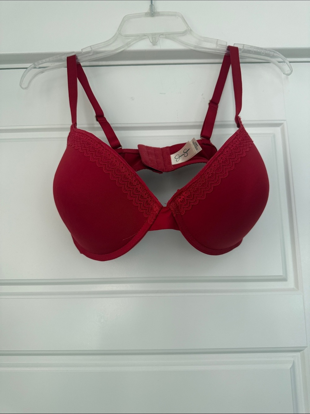 Jessica Simpson Scarlet Lace-Trim T-Shirt Bra